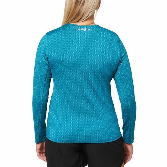 NWT HANG TEN Ladies' Long Sleeve Sun Tee - Picture 4 of 5